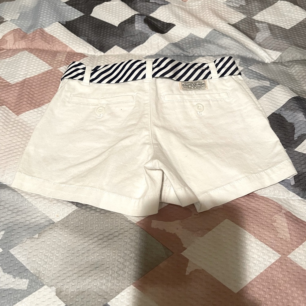 Little girls polo shorts. New with tags. Size 6